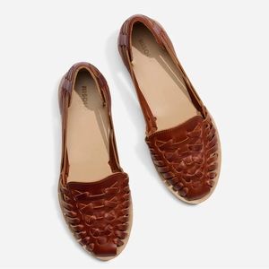 Nisolo Huarache Sandal / Loafer - Size 7.5 - Brandy - New in Box